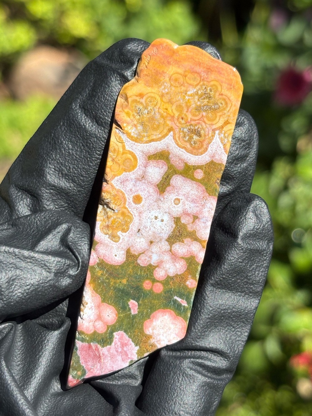 Ocean Jasper Crystal Slab - Polished Sea Jasper